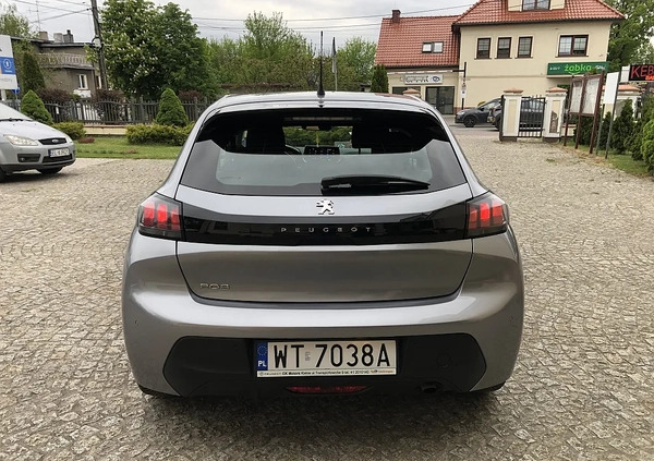 Peugeot 208 cena 49700 przebieg: 123000, rok produkcji 2020 z Łódź małe 529